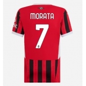Ženski AC Milan Alvaro Morata #7 Replika nogometni dresi Domači 2024-25 Kratek Rokav