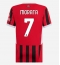 Ženski AC Milan Alvaro Morata #7 Replika nogometni dresi Domači 2024-25 Kratek Rokav