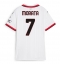 Ženski AC Milan Alvaro Morata #7 Replika nogometni dresi Gostujoči 2024-25 Kratek Rokav