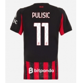 Ženski AC Milan Christian Pulisic #11 Replika nogometni dresi Domači 2025-26 Kratek Rokav