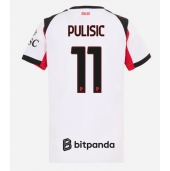 Ženski AC Milan Christian Pulisic #11 Replika nogometni dresi Gostujoči 2025-26 Kratek Rokav