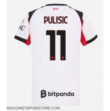 Ženski AC Milan Christian Pulisic #11 Replika nogometni dresi Gostujoči 2025-26 Kratek Rokav