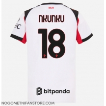 Ženski AC Milan Christopher Nkunku #18 Replika nogometni dresi Gostujoči 2025-26 Kratek Rokav