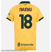 Ženski AC Milan Christopher Nkunku #18 Replika nogometni dresi Tretji 2025-26 Kratek Rokav
