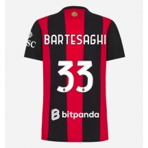 Ženski AC Milan Davide Bartesaghi #33 Replika nogometni dresi Domači 2026-27 Kratek Rokav