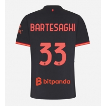 Ženski AC Milan Davide Bartesaghi #33 Replika nogometni dresi Tretji 2026-27 Kratek Rokav