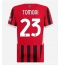 Ženski AC Milan Fikayo Tomori #23 Replika nogometni dresi Domači 2024-25 Kratek Rokav
