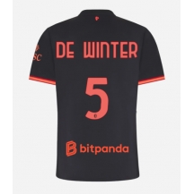 Ženski AC Milan Koni De Winter #5 Replika nogometni dresi Tretji 2026-27 Kratek Rokav