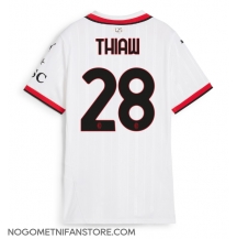 Ženski AC Milan Malick Thiaw #28 Replika nogometni dresi Gostujoči 2024-25 Kratek Rokav