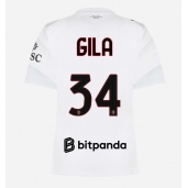 Ženski AC Milan Mario Gila #34 Replika nogometni dresi Gostujoči 2026-27 Kratek Rokav
