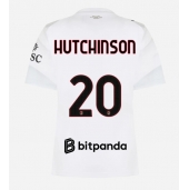 Ženski AC Milan Omari Hutchinson #20 Replika nogometni dresi Gostujoči 2026-27 Kratek Rokav