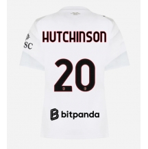 Ženski AC Milan Omari Hutchinson #20 Replika nogometni dresi Gostujoči 2026-27 Kratek Rokav