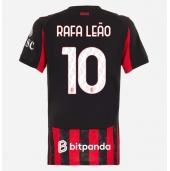 Ženski AC Milan Rafael Leao #10 Replika nogometni dresi Domači 2025-26 Kratek Rokav