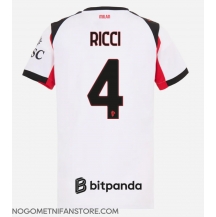 Ženski AC Milan Samuele Ricci #4 Replika nogometni dresi Gostujoči 2025-26 Kratek Rokav