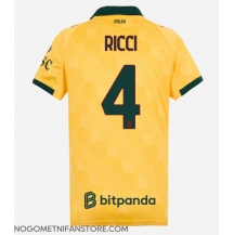Ženski AC Milan Samuele Ricci #4 Replika nogometni dresi Tretji 2025-26 Kratek Rokav