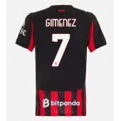Ženski AC Milan Santiago Gimenez #7 Replika nogometni dresi Domači 2025-26 Kratek Rokav