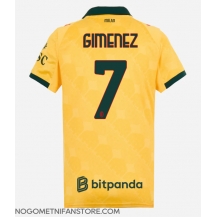 Ženski AC Milan Santiago Gimenez #7 Replika nogometni dresi Tretji 2025-26 Kratek Rokav