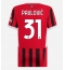 Ženski AC Milan Strahinja Pavlovic #31 Replika nogometni dresi Domači 2024-25 Kratek Rokav