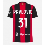 Ženski AC Milan Strahinja Pavlovic #31 Replika nogometni dresi Domači 2026-27 Kratek Rokav