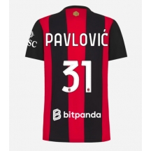 Ženski AC Milan Strahinja Pavlovic #31 Replika nogometni dresi Domači 2026-27 Kratek Rokav