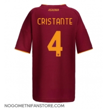 Ženski AS Roma Bryan Cristante #4 Replika nogometni dresi Domači 2025-26 Kratek Rokav