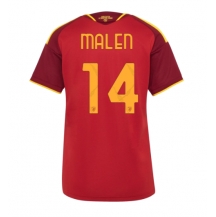 Ženski AS Roma Donyell Malen #14 Replika nogometni dresi Domači 2026-27 Kratek Rokav