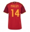 Ženski AS Roma Donyell Malen #14 Replika nogometni dresi Domači 2026-27 Kratek Rokav