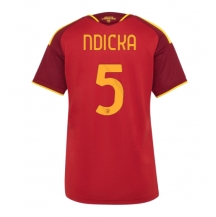 Ženski AS Roma Evan Ndicka #5 Replika nogometni dresi Domači 2026-27 Kratek Rokav