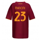 Ženski AS Roma Gianluca Mancini #23 Replika nogometni dresi Domači 2025-26 Kratek Rokav