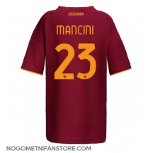Ženski AS Roma Gianluca Mancini #23 Replika nogometni dresi Domači 2025-26 Kratek Rokav