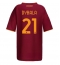 Ženski AS Roma Paulo Dybala #21 Replika nogometni dresi Domači 2025-26 Kratek Rokav
