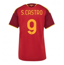 Ženski AS Roma Santiago Castro #9 Replika nogometni dresi Domači 2026-27 Kratek Rokav