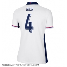 Ženski Anglija Declan Rice #4 Replika nogometni dresi Domači EP 2024 Kratek Rokav