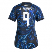 Ženski Argentina Julian Alvarez #9 Replika nogometni dresi Gostujoči SP 2026 Kratek Rokav