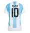 Ženski Argentina Lionel Messi #10 Replika nogometni dresi Domači Copa America 2024 Kratek Rokav