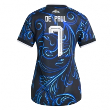 Ženski Argentina Rodrigo De Paul #7 Replika nogometni dresi Gostujoči SP 2026 Kratek Rokav
