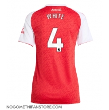 Ženski Arsenal Ben White #4 Replika nogometni dresi Domači 2025-26 Kratek Rokav