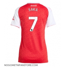 Ženski Arsenal Bukayo Saka #7 Replika nogometni dresi Domači 2025-26 Kratek Rokav