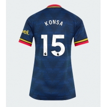 Ženski Arsenal Ezri Konsa #15 Replika nogometni dresi Gostujoči 2026-27 Kratek Rokav