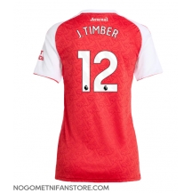 Ženski Arsenal Jurrien Timber #12 Replika nogometni dresi Domači 2025-26 Kratek Rokav
