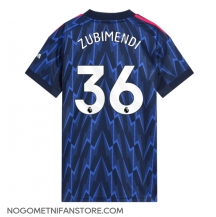 Ženski Arsenal Martin Zubimendi #36 Replika nogometni dresi Gostujoči 2025-26 Kratek Rokav
