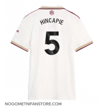 Ženski Arsenal Piero Hincapie #5 Replika nogometni dresi Tretji 2025-26 Kratek Rokav