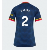 Ženski Arsenal William Saliba #2 Replika nogometni dresi Gostujoči 2026-27 Kratek Rokav