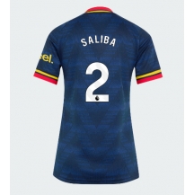 Ženski Arsenal William Saliba #2 Replika nogometni dresi Gostujoči 2026-27 Kratek Rokav