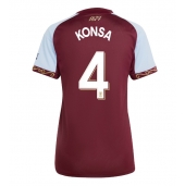 Ženski Aston Villa Ezri Konsa #4 Replika nogometni dresi Domači 2025-26 Kratek Rokav