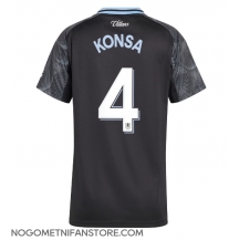 Ženski Aston Villa Ezri Konsa #4 Replika nogometni dresi Gostujoči 2025-26 Kratek Rokav
