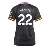 Ženski Aston Villa Ian Maatsen #22 Replika nogometni dresi Gostujoči 2026-27 Kratek Rokav