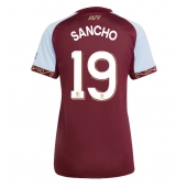 Ženski Aston Villa Jadon Sancho #19 Replika nogometni dresi Domači 2025-26 Kratek Rokav
