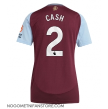 Ženski Aston Villa Matty Cash #2 Replika nogometni dresi Domači 2024-25 Kratek Rokav