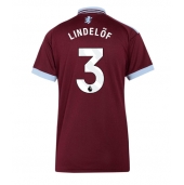 Ženski Aston Villa Victor Lindelof #3 Replika nogometni dresi Domači 2026-27 Kratek Rokav